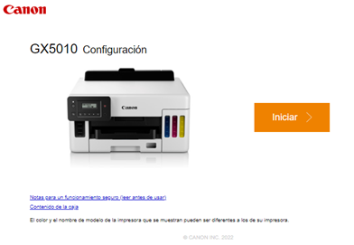 Impresora Canon Maxify GX5010 Color Tinta Continua